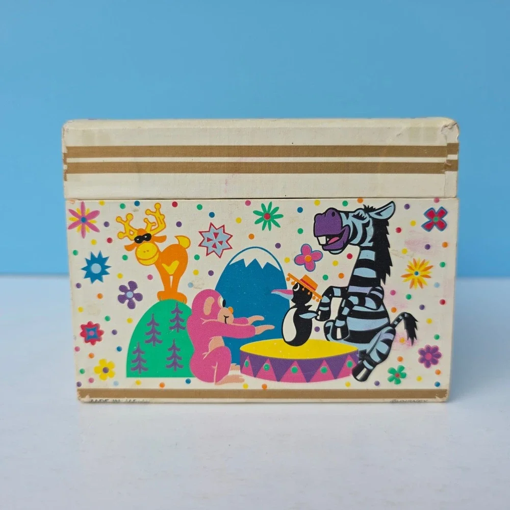 Vintage Disney It's a Small World Music Jewelry Box 6